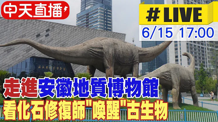 【中天直播#LIVE】走進安徽地質博物館 看化石修復師"喚醒"古生物 20230615 @Global_Vision - 天天要聞