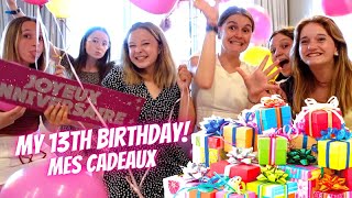 MY 13th BIRTHDAY -  TOUS MES CADEAUX : MEGA OPENING !