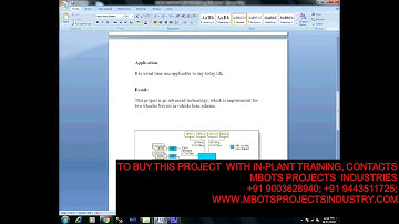 DESIGN AND FABRICATION OF VEHICLE LOAN WATCHING SYSTEM MECHANICAL PROJECT- MBOTS PROJECT INDUSTRY