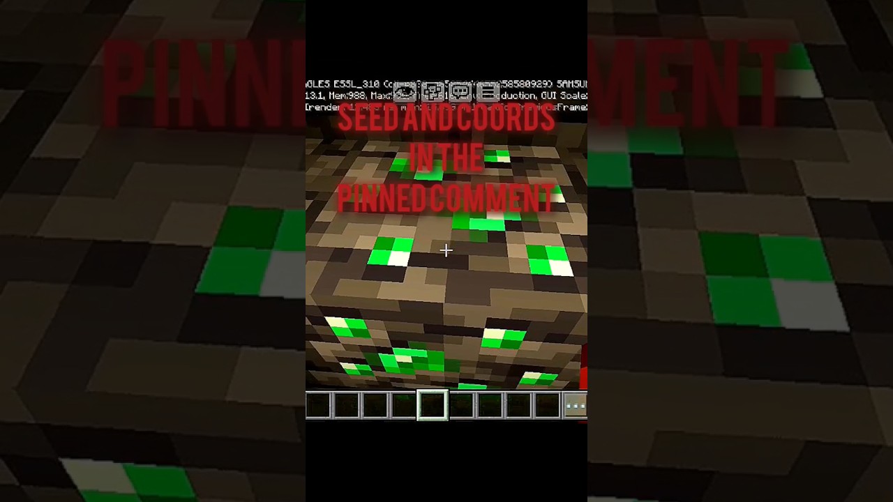 Minecraft deepslate emerald ore found 