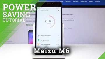 How to Enable Power Saving Mode in MEIZU M6 - Battery Saver