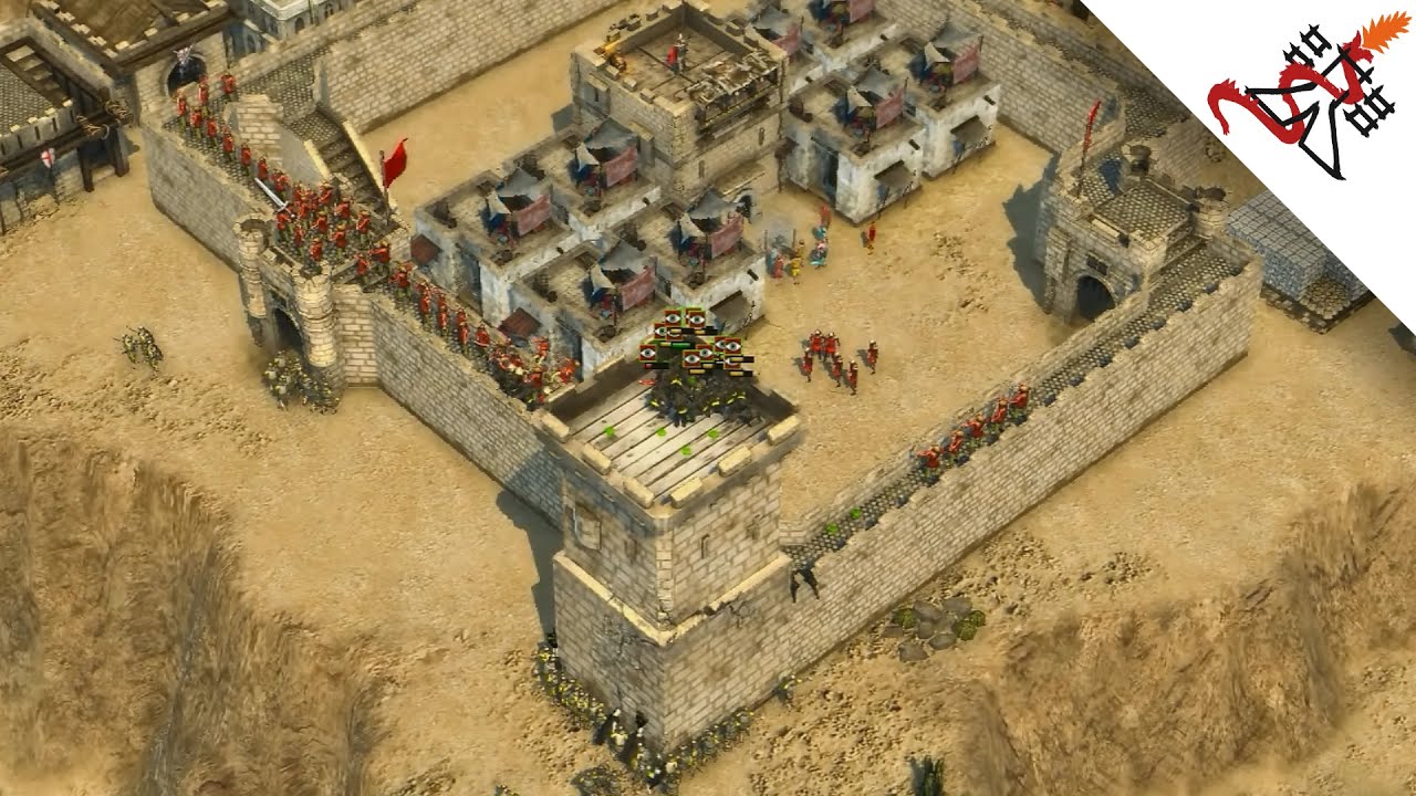 Stronghold Crusader 2 Multiplayer - Don vs SergiuHellDragoonHQ | Deathmatch [1080p/HD]