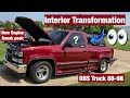 Interior Transformation for My 1992 Chevrolet Silverado C1500 Obs truck!
