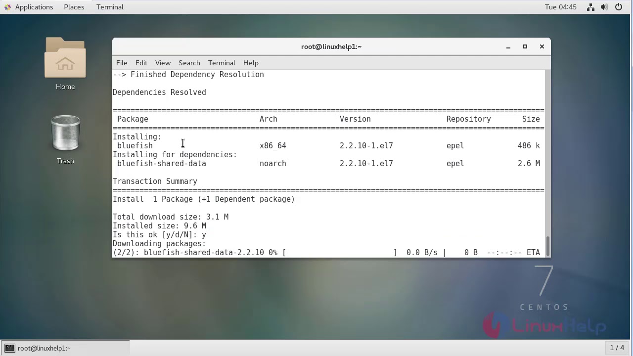 How to install Bluefish on CentOS 7 - YouTube