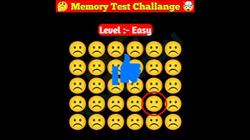 Memory Test 🤯 || Find The Odd Emoji Out || Emoji Puzzle Quiz || part 18 || #shorts #quiztime