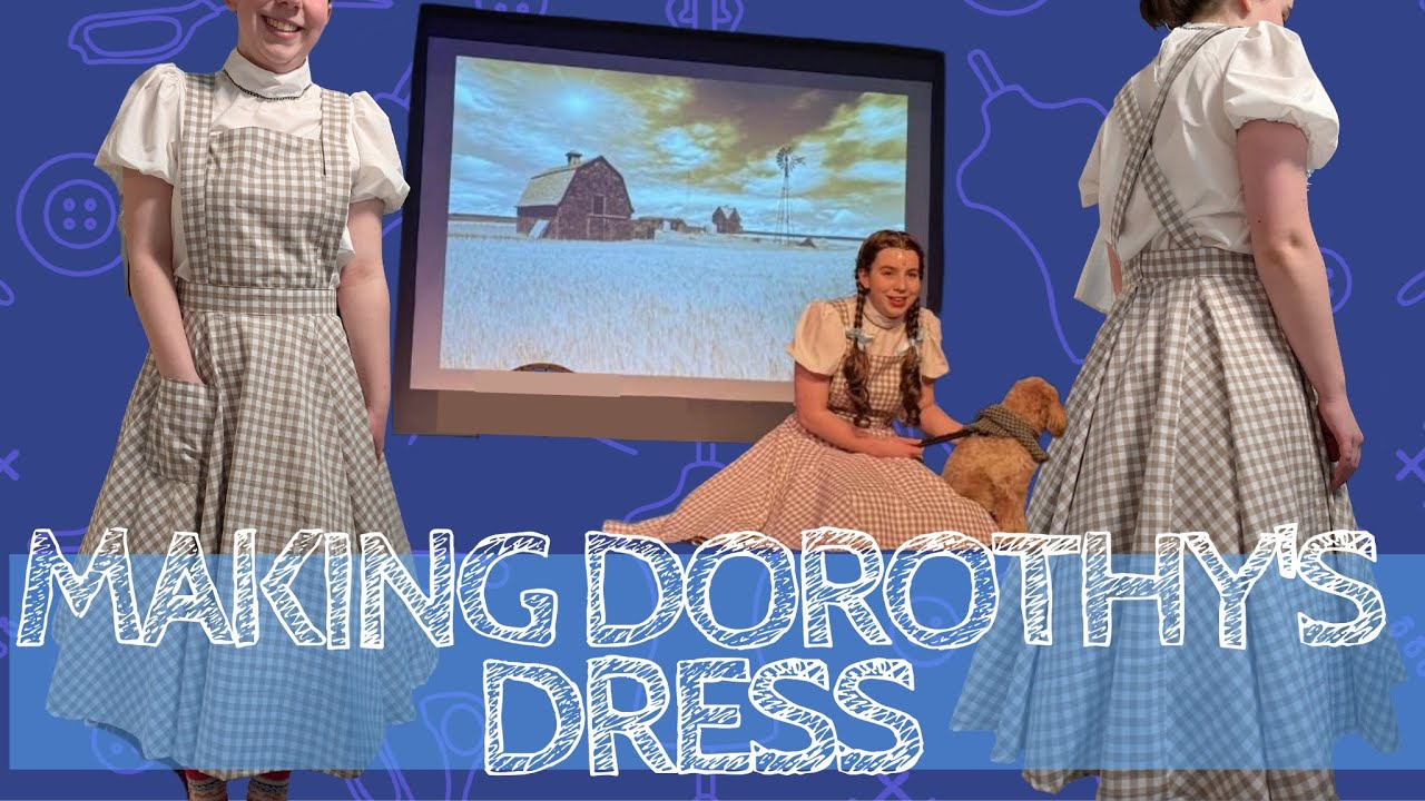 Making a dorothy dress for The Wizard of Oz Making a dorothy dress for The Wizard of Oz