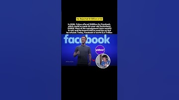Mark Zuckerberg Rejected $1 Billion at 22 ? #shorts #success #motivation #facebook #facts