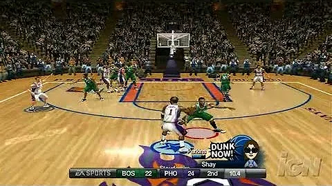 NBA Live 08 Nintendo Wii Gameplay - At The Buzzer (480p)