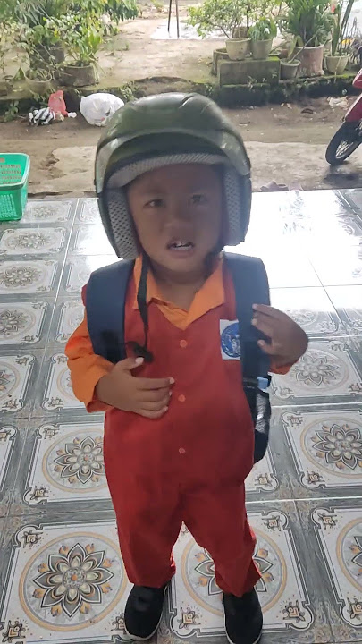 zean mau berangkat sekolah #anak