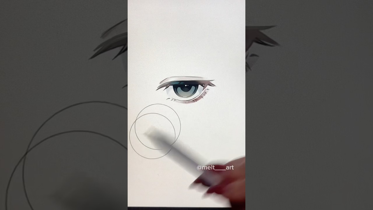 【イラスト】左目ばかり描いてしまうのはなぜ#illustration #procreate #イラストメイキング #shorts