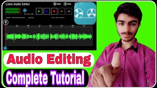 Audio Editing In Mobile || How To Remove Background noise from audio || Lexis Audio Editor Tutorial screenshot 5