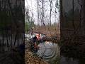 BEAVER DAM REMOVAL IN 1 MINUTE! | Took A Dip!😅 #shorts