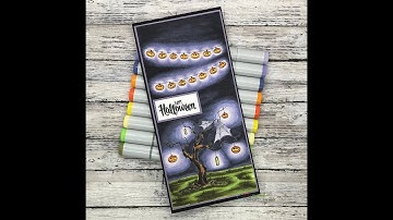 Unity Quick Tip: Spooky Halloween Scene with Copic Markers {part 2}