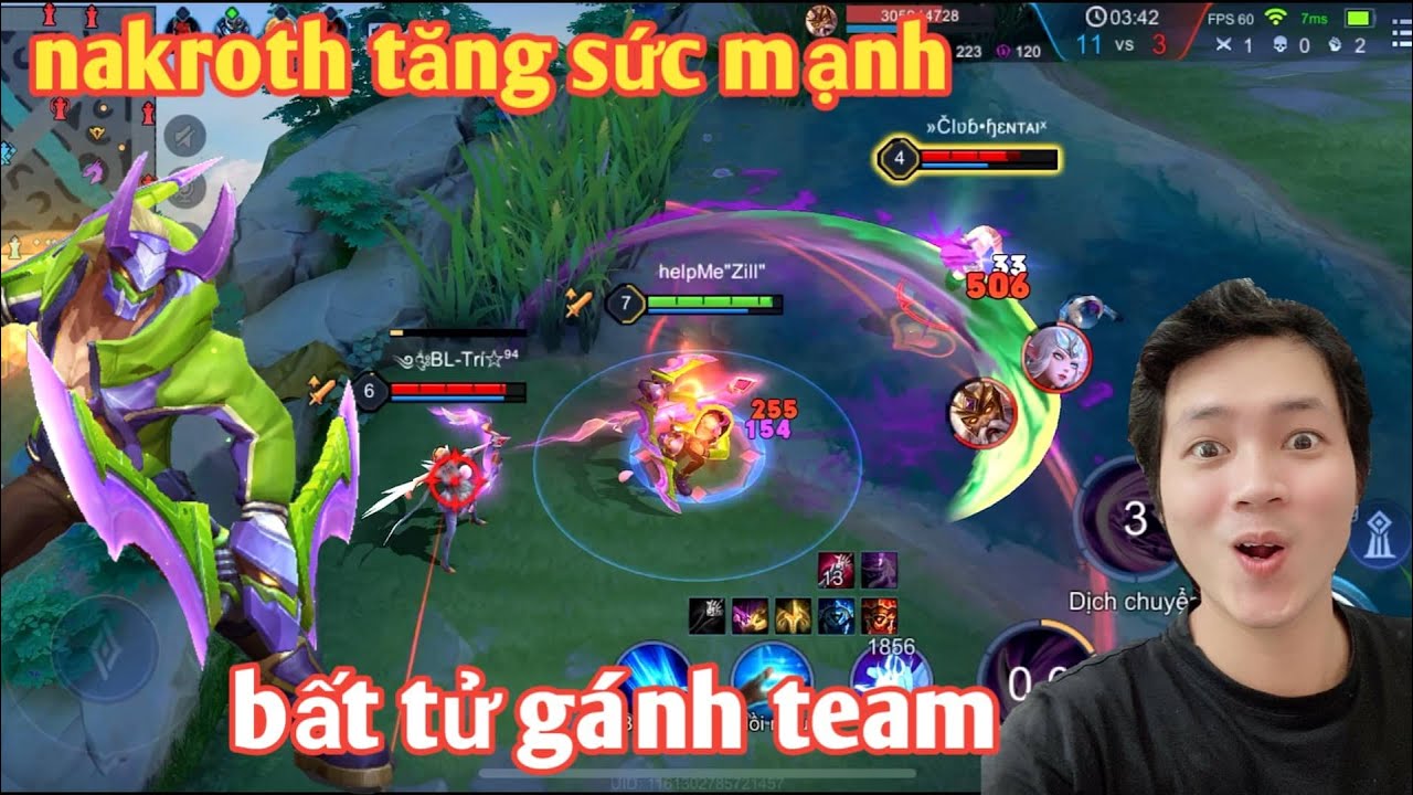 Liên Quân _ Tin Chấn Động Nakroth Được Tăng Sức Mạnh Cực Khủng Khiến Team Bạn Bất Lực