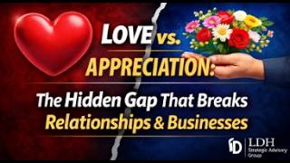 Love vs. Appreciation: The Hidden Gap That Breaks Relationships & Businesses