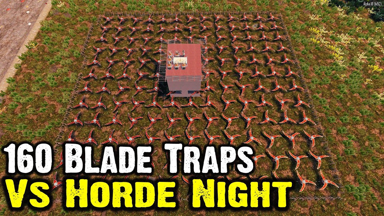 As Just One Person Requested: The Base Traps Tier list for the Mid to Late  Game : r/7daystodie