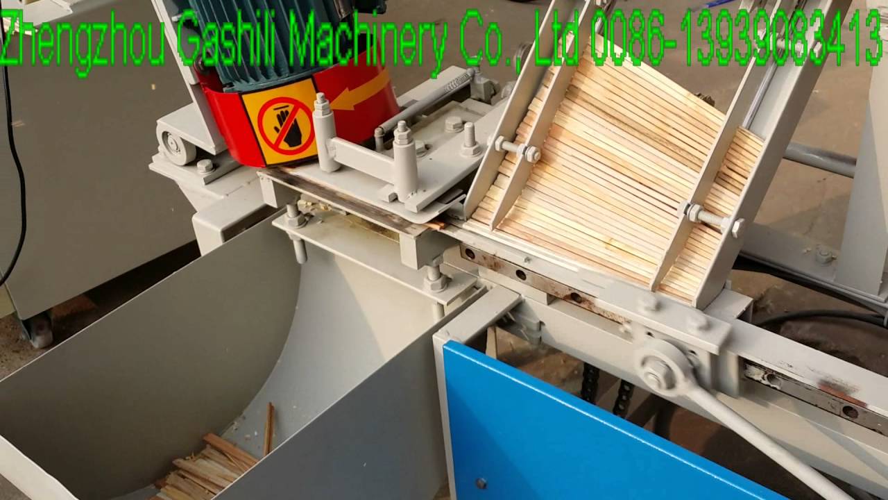 twin chopsticks head cutting machine - YouTube