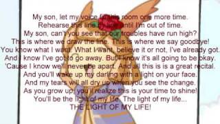 Video thumbnail of "Light of My Life with Lyrics"