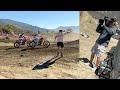 Running Onto Dirt Bike Track - Buttery Vlogs Ep109