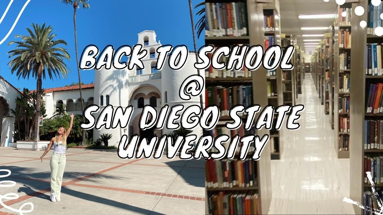 college first week of school! (SDSU) YouTube