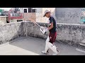 Cricket practice on terrace  vlog 64 shayanjamal cricket practice dailyvlog