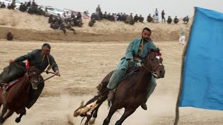 مسابقه بزکشی بین تخار و بدخشان در کشم زیبا  race bazkashi vs takhar and badakhshan Afghanistan