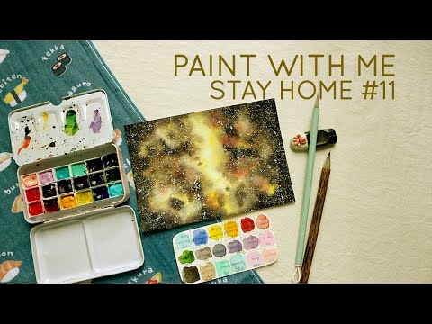 Paint with me | 15-day distancing - day 11 | Painting Nebula