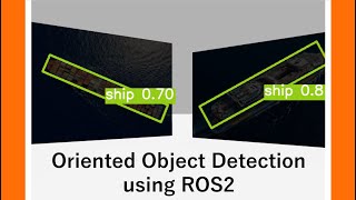 Oriented Object Detection using ROS2