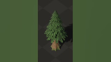 Timelapse of making my stylized Trees :) #gamedev #gaming #sologamedev #indiedevs #indiegame