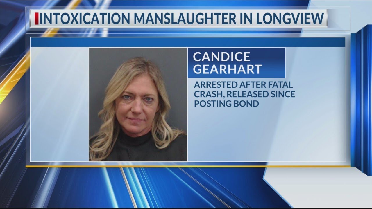 Woman arrested for intoxication manslaughter in Longview crash - YouTube