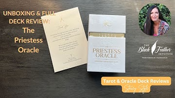 Brand New Deck! | Priestess Oracle Unboxing & FULL Review #tarotdeckreview #tarotreading