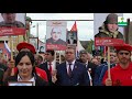 В Дербентском районе прошел парад в честь 77-й годовщины победы в ВОВ