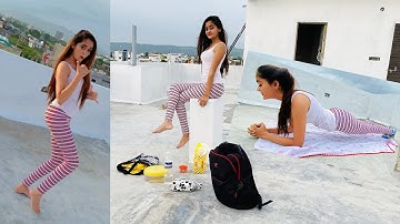 🤪OMG!!! Living On Terrace For 24 Hours Challenge With only 100Rs | Lots of Fun By Bindass Kavya