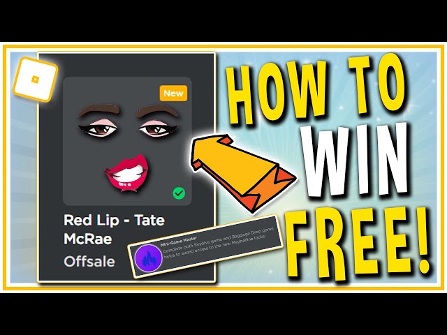 EVENT] How to get the RED LIP FACE in the TATE MCRAE CONCERT