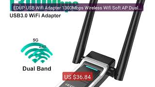 EDUP USB Wifi Adapter 1300Mbps Wireless Wifi Soft AP Dual Band... — Hot Deal 2026 | Limited Offer! screenshot 4