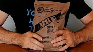 Trying Military MRE (Meal Ready to Eat)