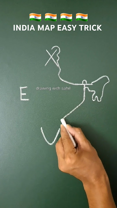 india map drawing | india map | india map drawing easy | how to draw india map #india #indiamap #map