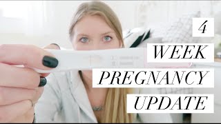 4 WEEKS PREGNANT - PREGNANCY UPDATE - FINDING OUT & BLEEDING