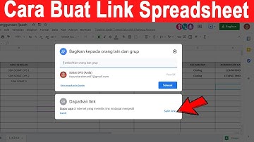 Cara Membuat Link Google Spreadsheet