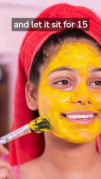 Masker kunyit dan jus lemon untuk memutihkan kulit (hanya 2 bahan)#shorts