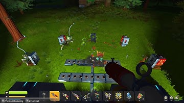 Scrap Mechanic Survival: Explosive Farm Trap (Based on Farmbot stupidity)!!!