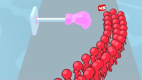 Runner Pusher - All Levels Gameplay Android, iOS