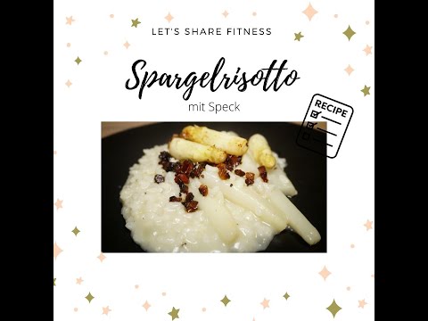 Spargelrisotto mit Speck!!