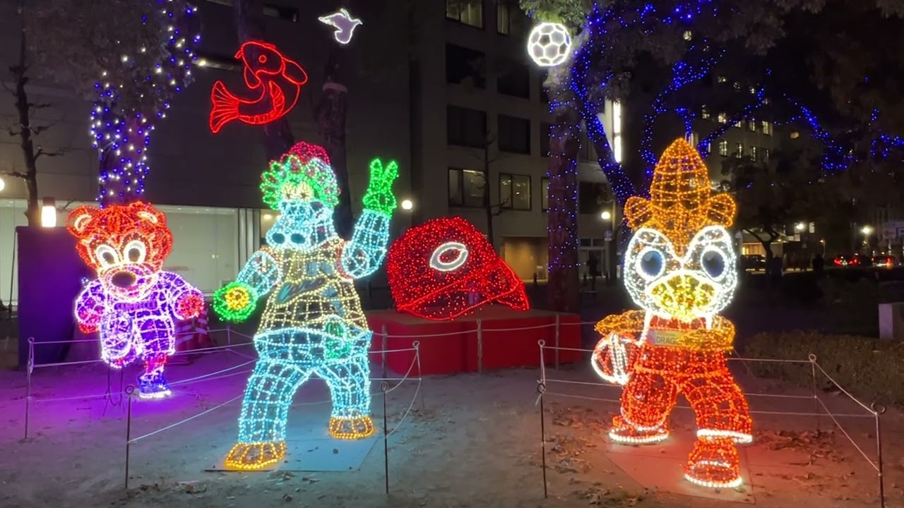 広島ドリミネーション2025、今年は和風イルミも Hiroshima Christmas