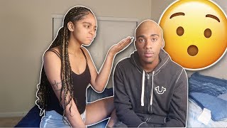 I SHAVED MY HEAD TO SEE HOW MY GIRLFRIEND REACTS...