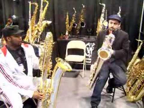 IW Artists James Carter & James King duet at NAMM'...