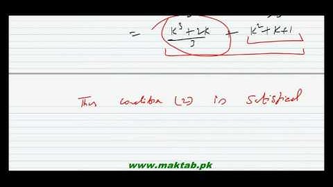 FSc Math Book1, Ch 8, LEC 3: Principle of Extended Mathematical Induction