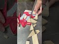 Turning Raw Wood Into Stunning Red Designer Shoes #asmr