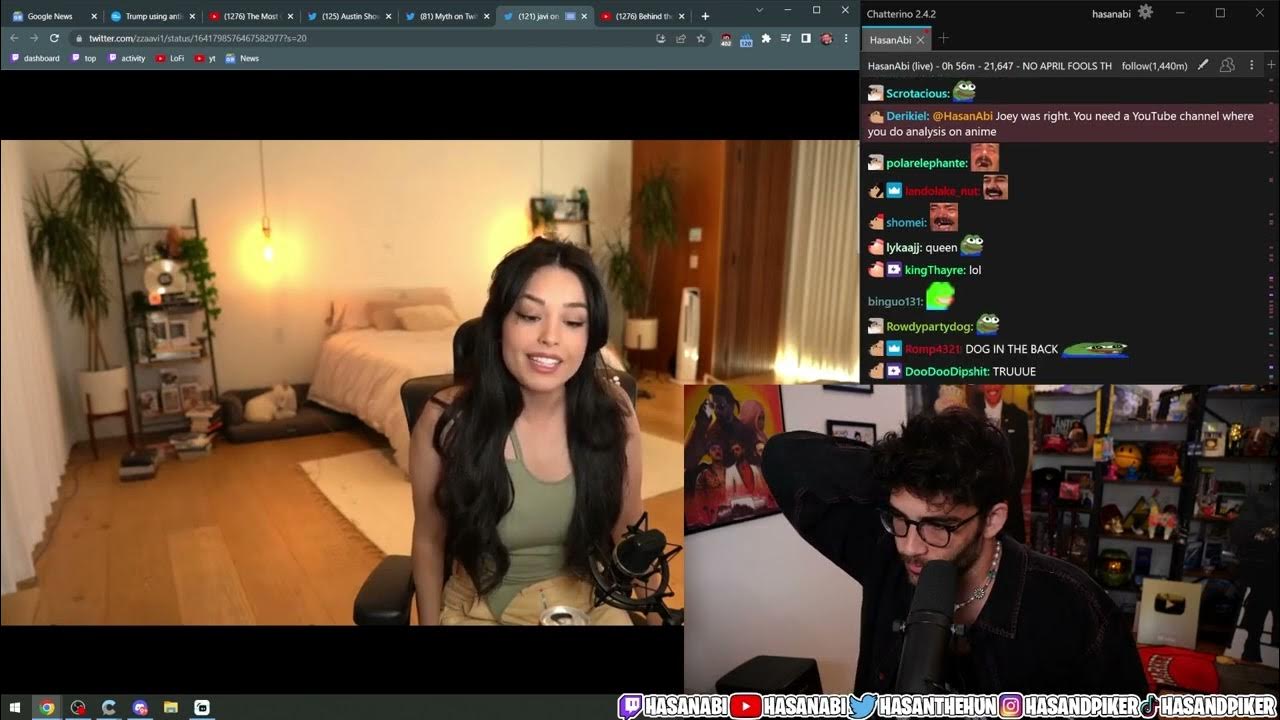 Hasan Sees Rae's Reaction To His Blood Photoshoot | Hasanabi Getting