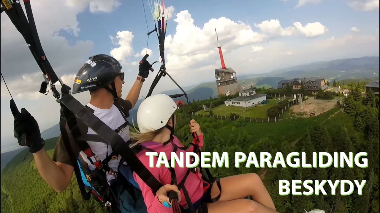 Tandem paragliding Beskydy Lysá Hora - 2000 m.n.m.